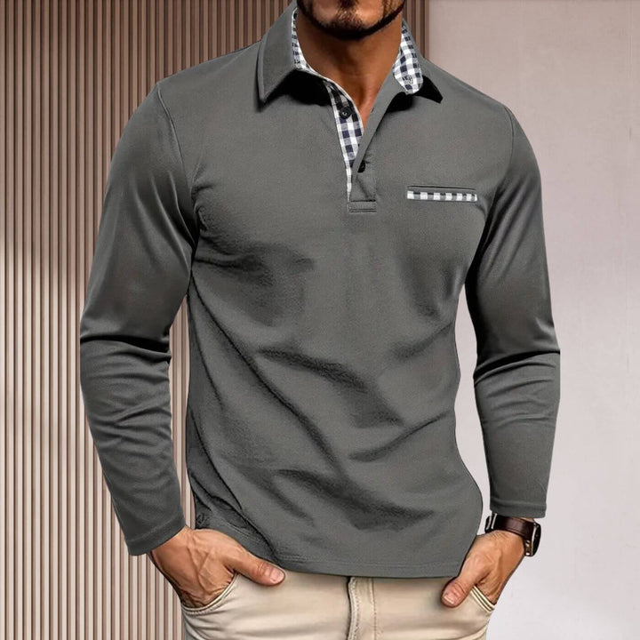 David™ – Modisches Figurnahes Langarmhemd