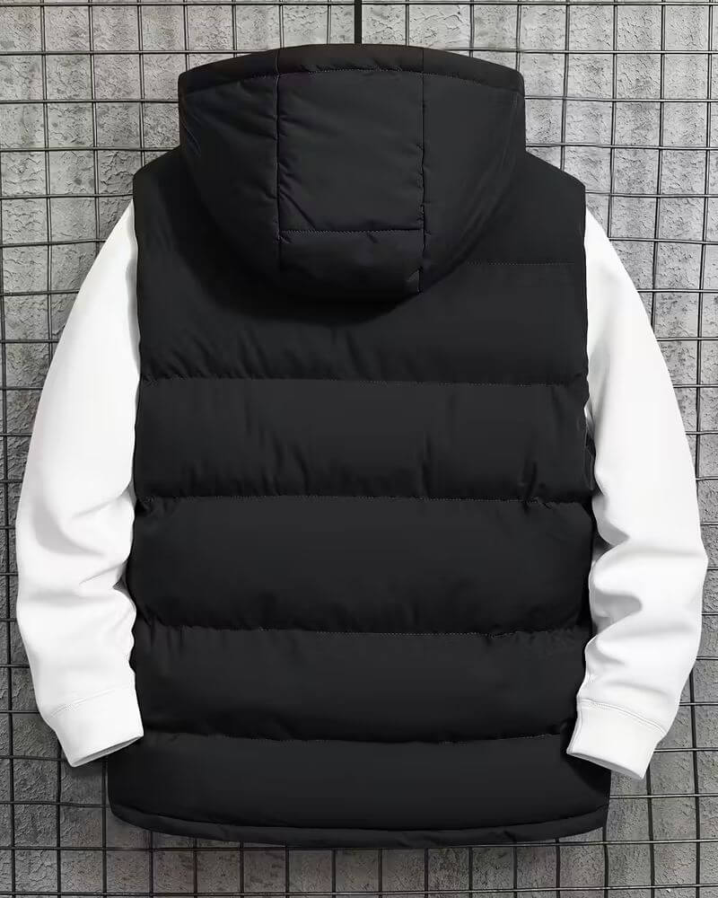 Etienne™ - Gilet Hivernal Zippé avec Capuche