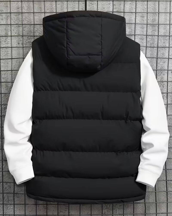 Etienne™ - Gilet Hivernal Zippé avec Capuche