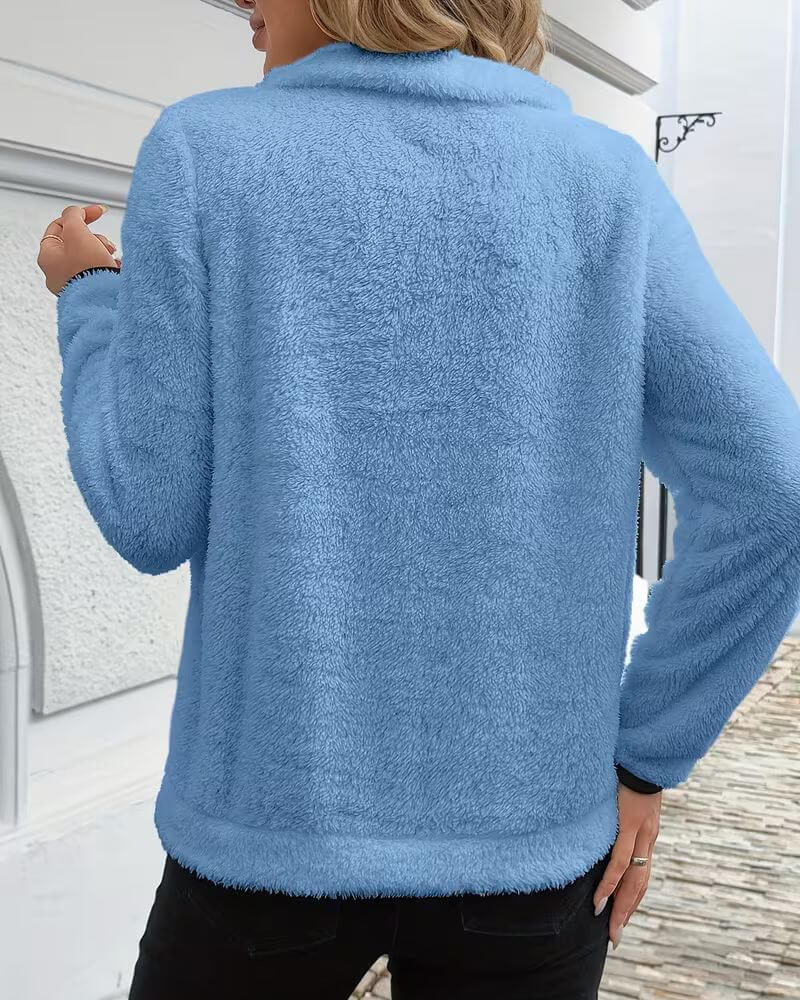 Floriane™ - Sweatshirt Chaud en Peluche pour l’Hiver
