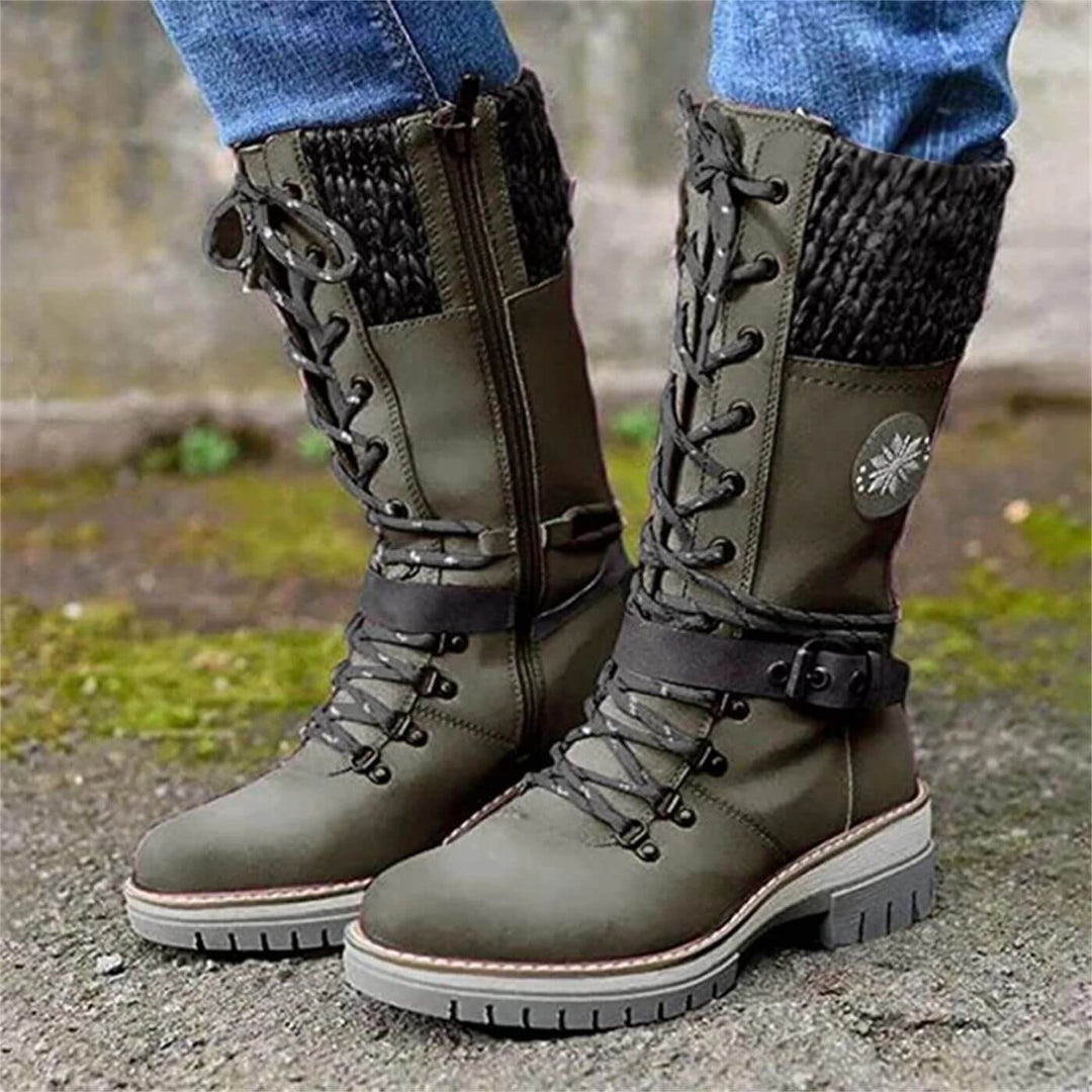 FrostStep™ - Bottes d’Hiver Imperméables Mi-Mollet