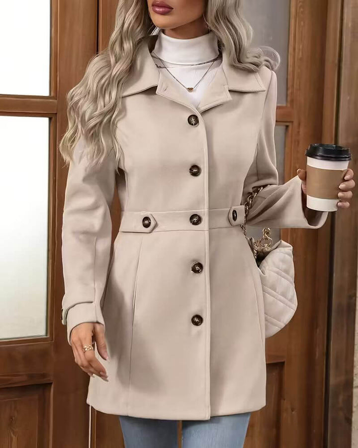Gabrielle™ – Manteau d’Hiver Cintré et Élégant