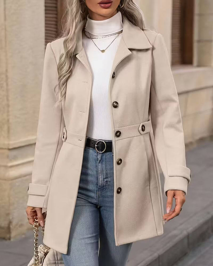 Gabrielle™ – Manteau d’Hiver Cintré et Élégant