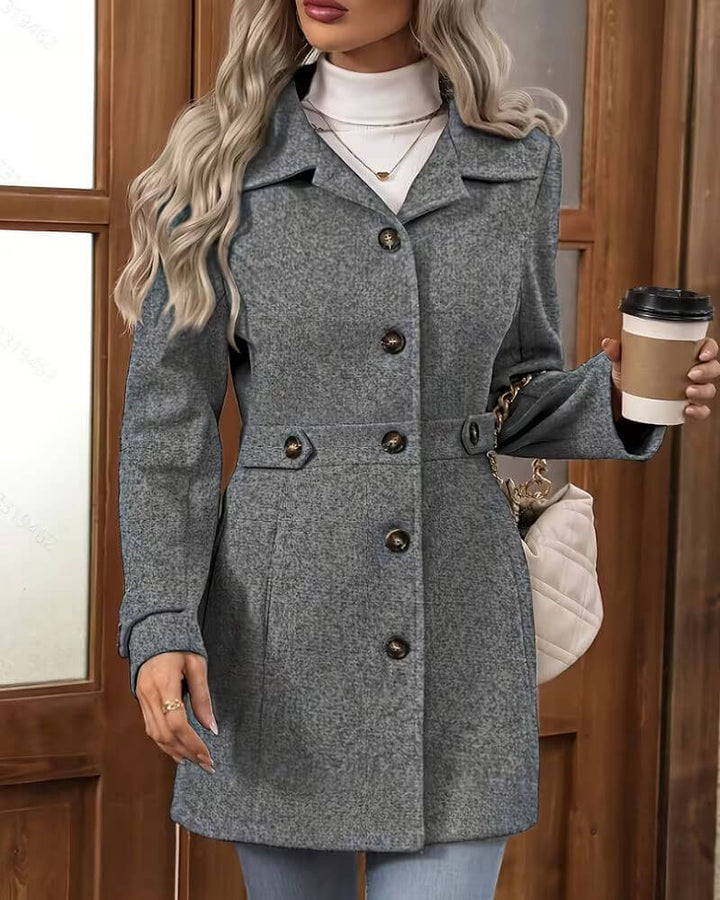 Gabrielle™ – Manteau d’Hiver Cintré et Élégant