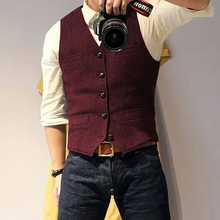 Günter™ – Maßgeschneiderte Weste in edlem Stil
