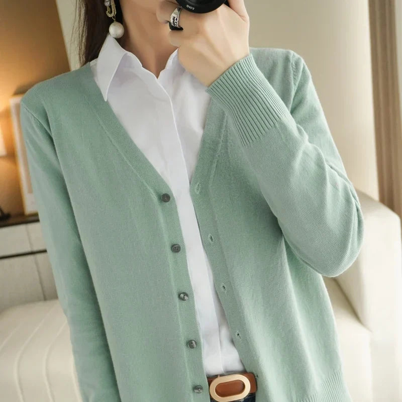 Léa - Femme Cardigan Tricoté