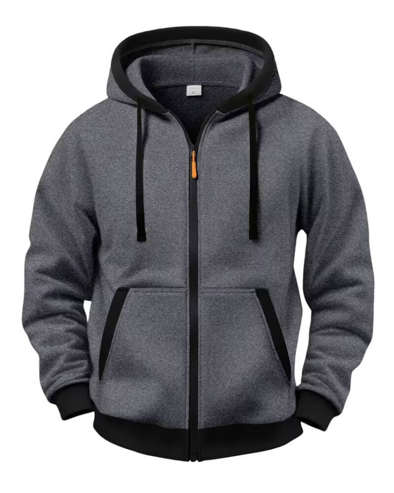 Hannes™ - Veste Décontractée à Capuche avec Fermeture Éclair