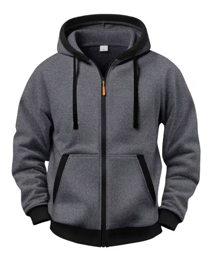 Hannes™ - Veste Décontractée à Capuche avec Fermeture Éclair