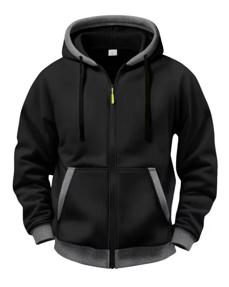 Hannes™ - Veste Décontractée à Capuche avec Fermeture Éclair