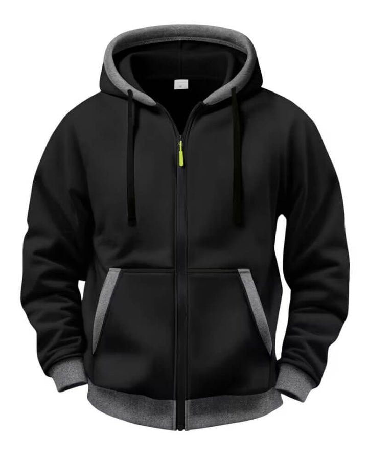 Hannes™ - Veste Décontractée à Capuche avec Fermeture Éclair