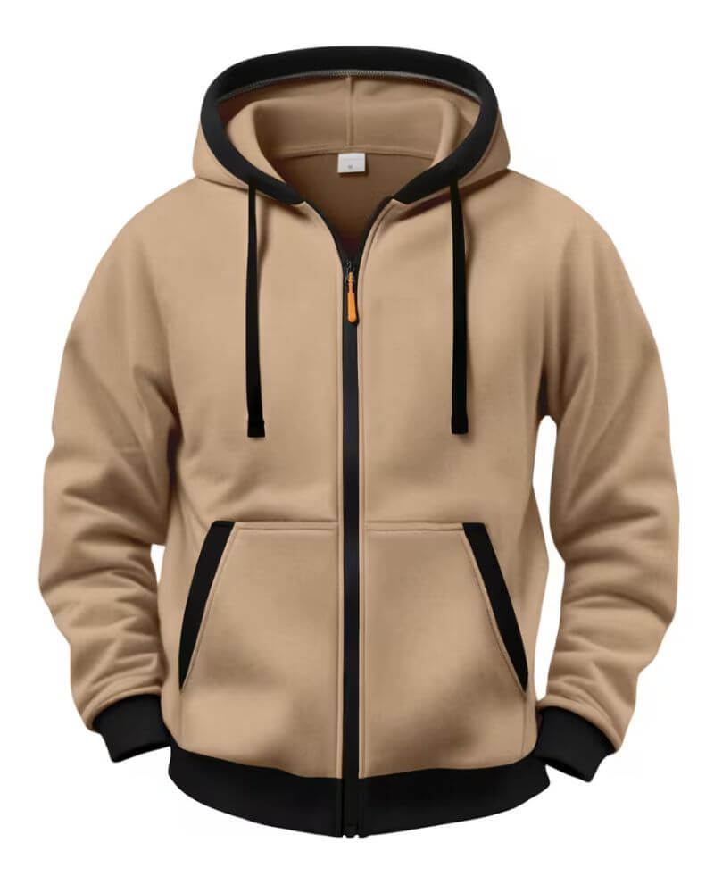 Hannes™ - Veste Décontractée à Capuche avec Fermeture Éclair