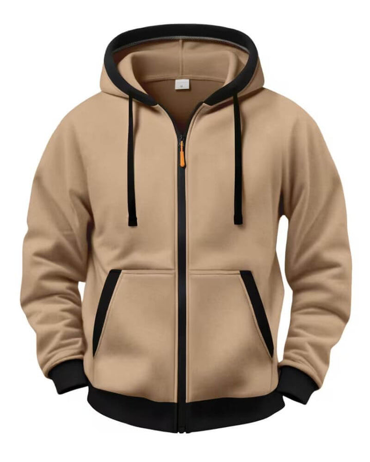 Hannes™ - Veste Décontractée à Capuche avec Fermeture Éclair