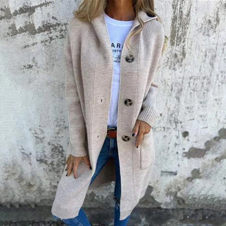 Zoë – Long Gilet D'Hiver Pour Femme