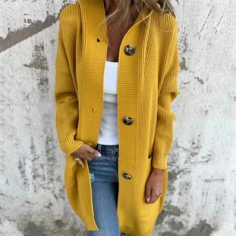 Zoë – Long Gilet D'Hiver Pour Femme