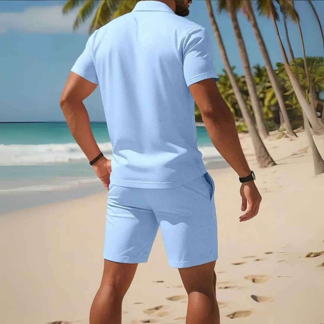 Julian™ – Luftiges Polo Und Shorts Set