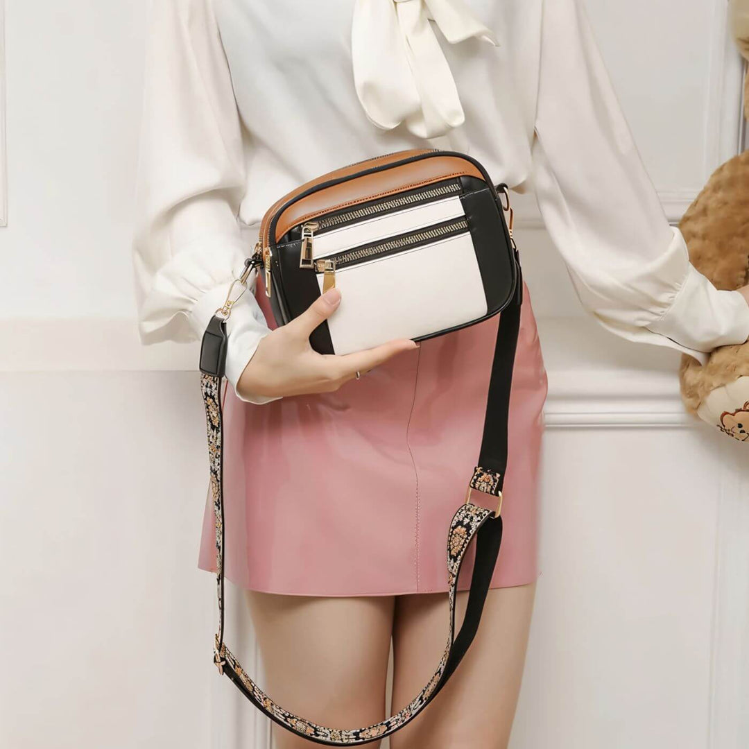 Katharina™ – Elegante Umhängetasche Mit Vielen Fächern