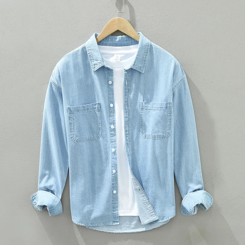 Ezechiël - Chemise en Denim - Intemporel - Hommes