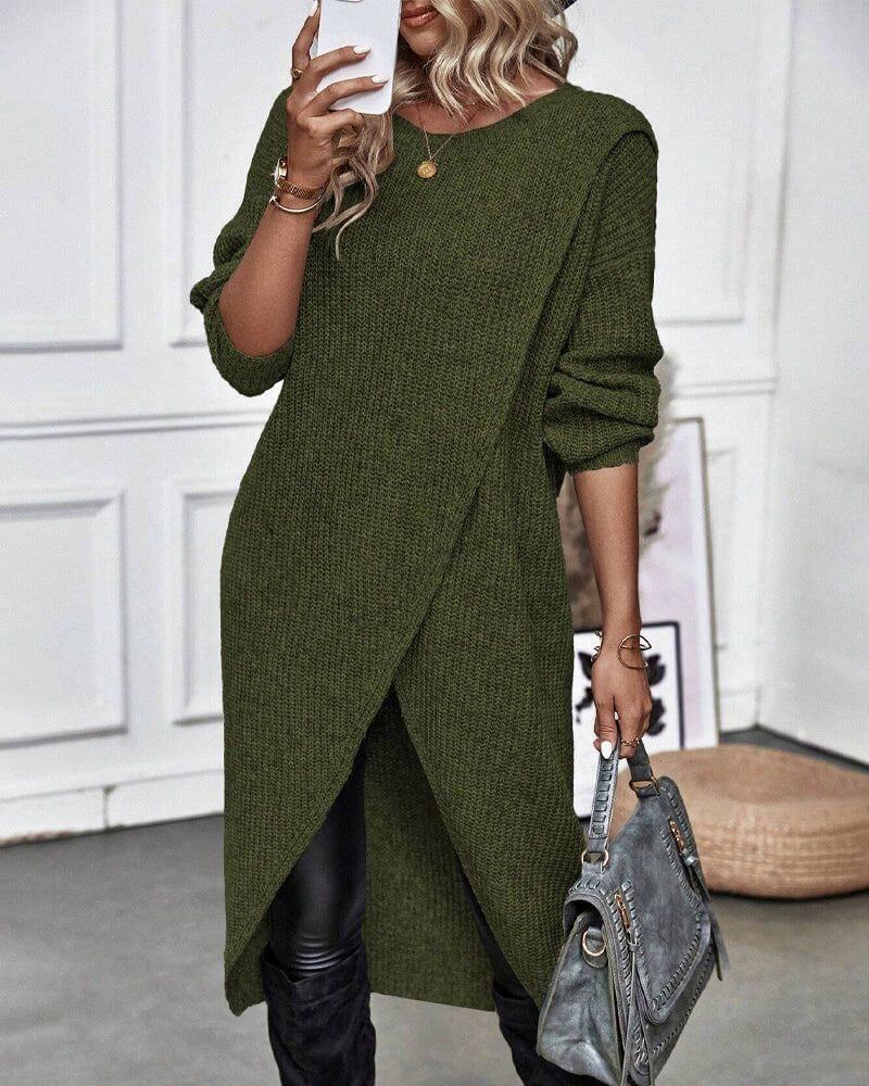 Léonie™ - Robe Pull Tricotée Élégante