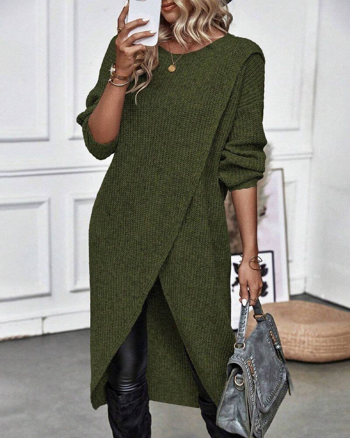 Léonie™ - Robe Pull Tricotée Élégante