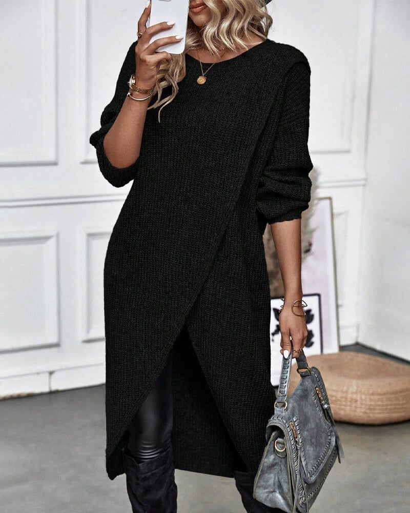 Léonie™ - Robe Pull Tricotée Élégante