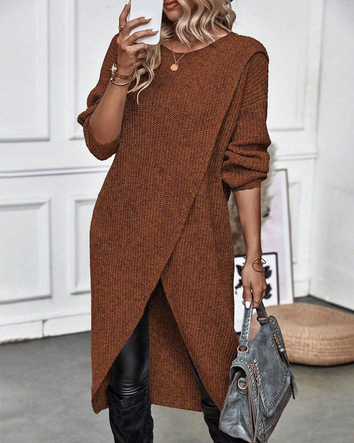 Léonie™ - Robe Pull Tricotée Élégante