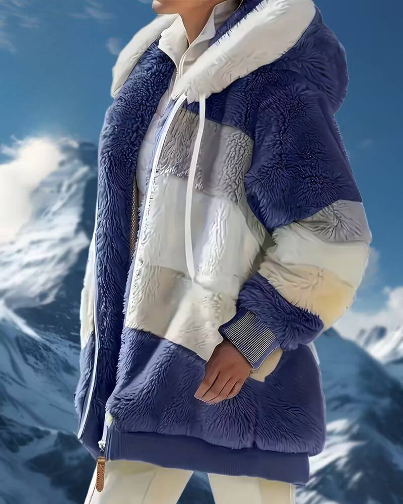 Louise™ – Veste à Capuche Chaude en Peluche