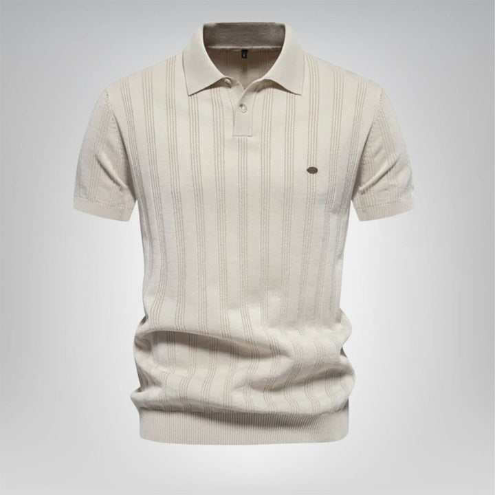 Ludwig™ - Bequemes geripptes Poloshirt (1+1 GRATIS)