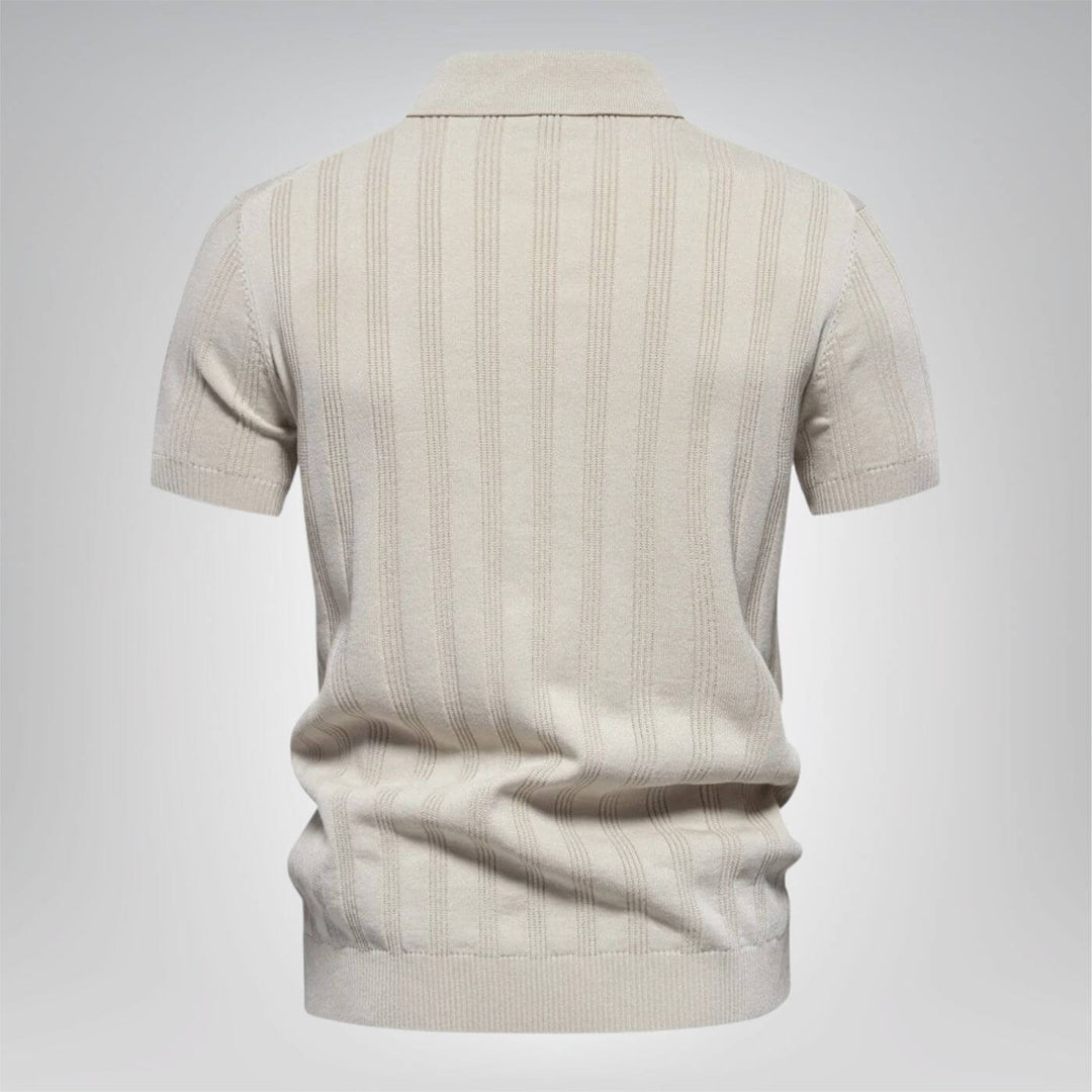 Ludwig™ - Bequemes geripptes Poloshirt (1+1 GRATIS)