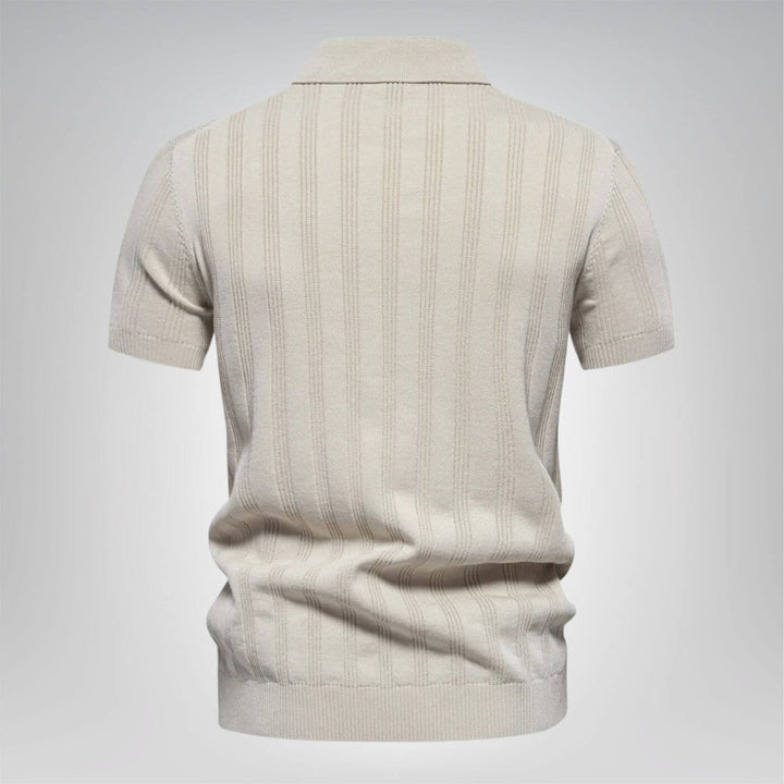 Ludwig™ - Bequemes geripptes Poloshirt (1+1 GRATIS)