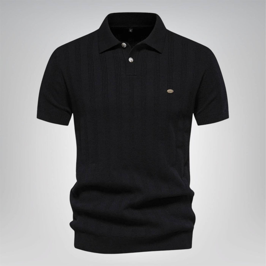 Ludwig™ - Bequemes geripptes Poloshirt (1+1 GRATIS)