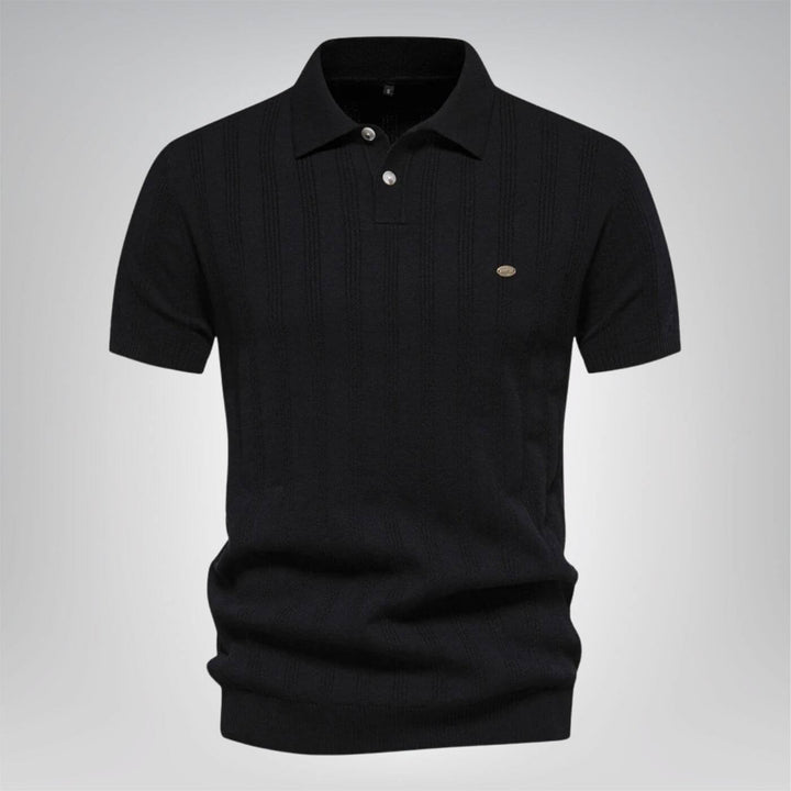 Ludwig™ - Bequemes geripptes Poloshirt (1+1 GRATIS)