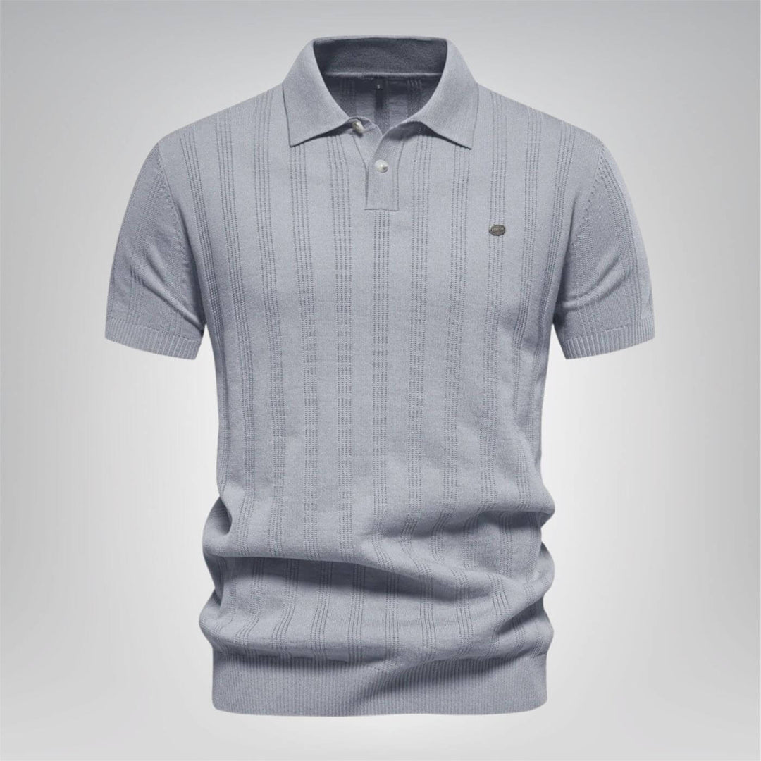 Ludwig™ - Bequemes geripptes Poloshirt (1+1 GRATIS)