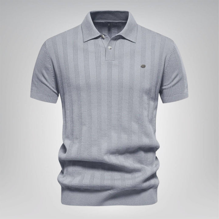 Ludwig™ - Bequemes geripptes Poloshirt (1+1 GRATIS)