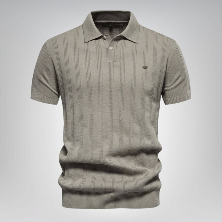 Ludwig™ - Bequemes geripptes Poloshirt (1+1 GRATIS)