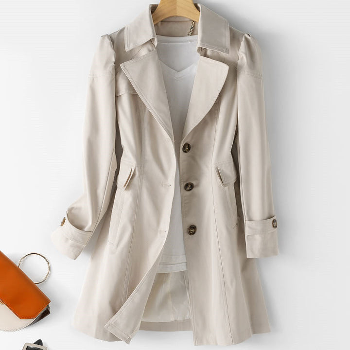 Camille – Trench Mi-Long Pour Femmes, Une Option Élégante Pour Toutes Les Occasions