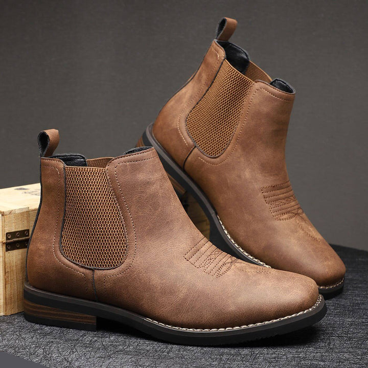 Marceau™ - Bottes Classiques et Élégantes en Cuir