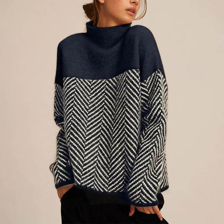 Margaux™ - Pull Confort à Motif Chevrons