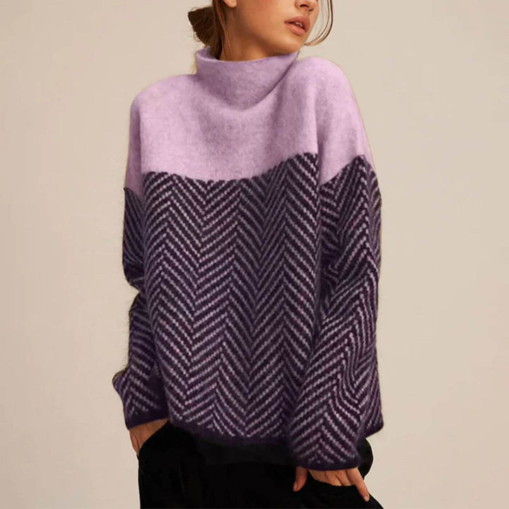 Margaux™ - Pull Confort à Motif Chevrons