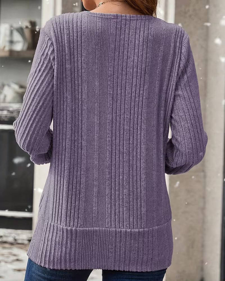 Mélanie™ – Haut Chic à Encolure Carrée avec Détail Frontal