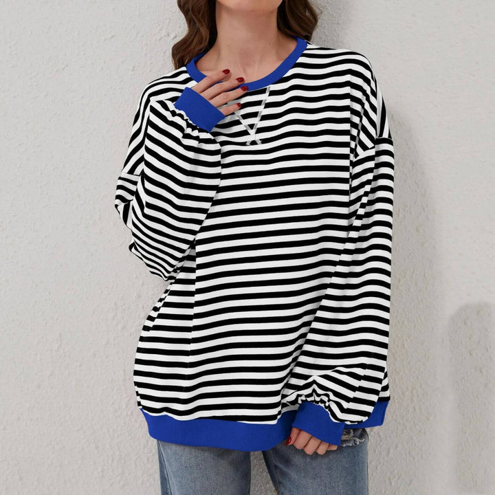 Nina™ - Oversize Gestreifter Komfortpullover
