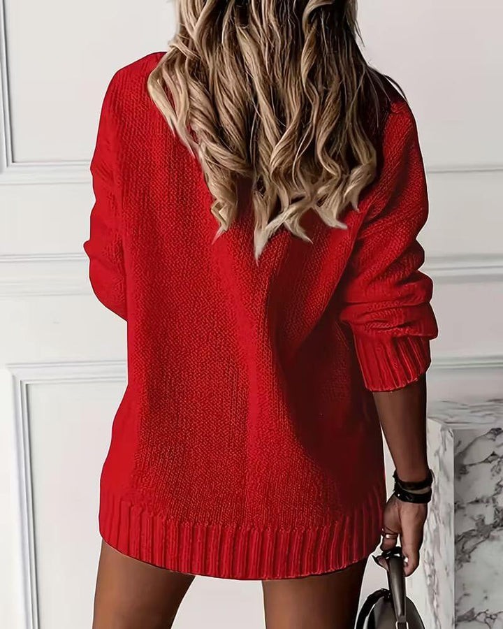 Orlane™ - Élégant Pull Tricoté à Col V