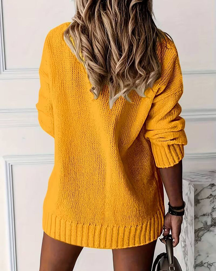 Orlane™ - Élégant Pull Tricoté à Col V