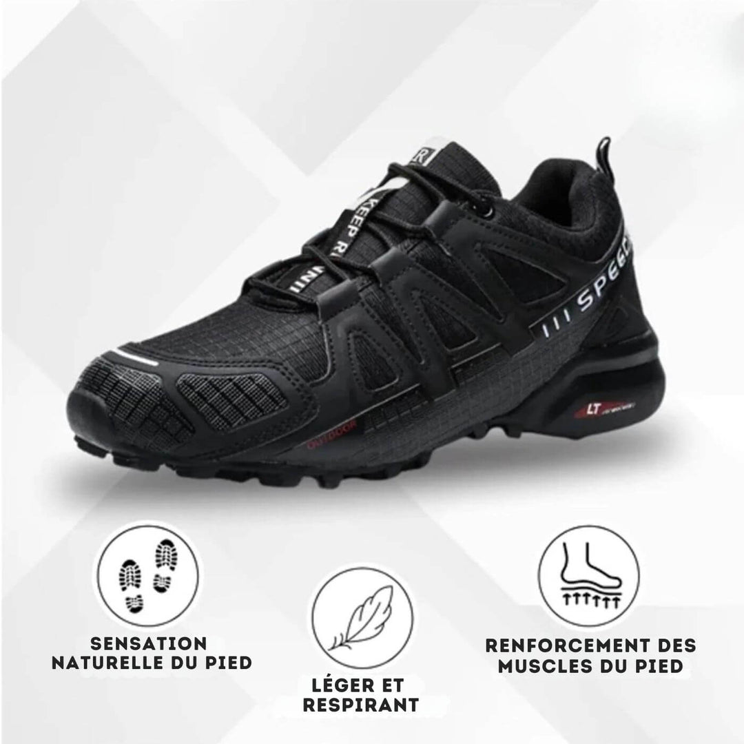 OrthoHike™ – Chaussures de Randonnée Ergonomiques Anti-Douleur
