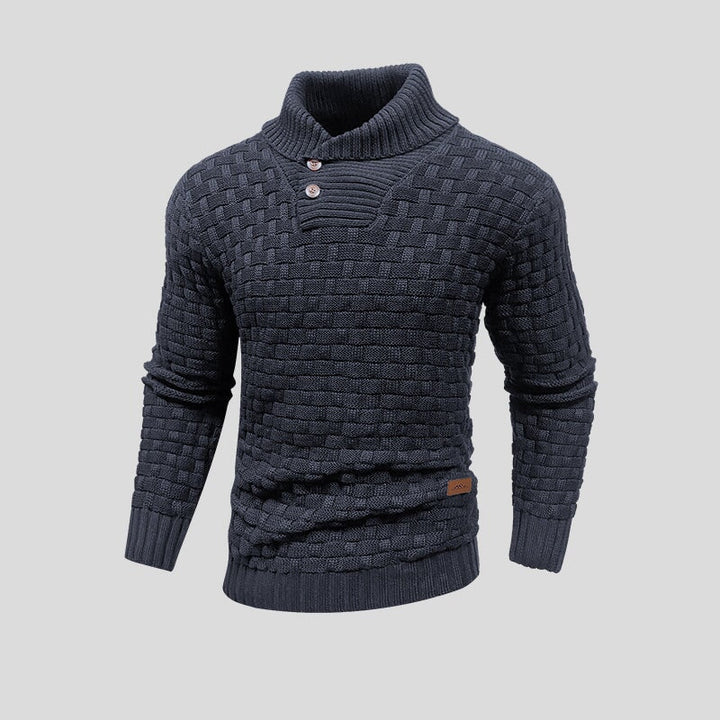Pull thermique tricoté homme
