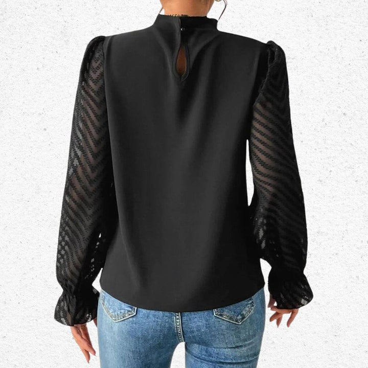 Pia™ - Elegantes Langarm-Top