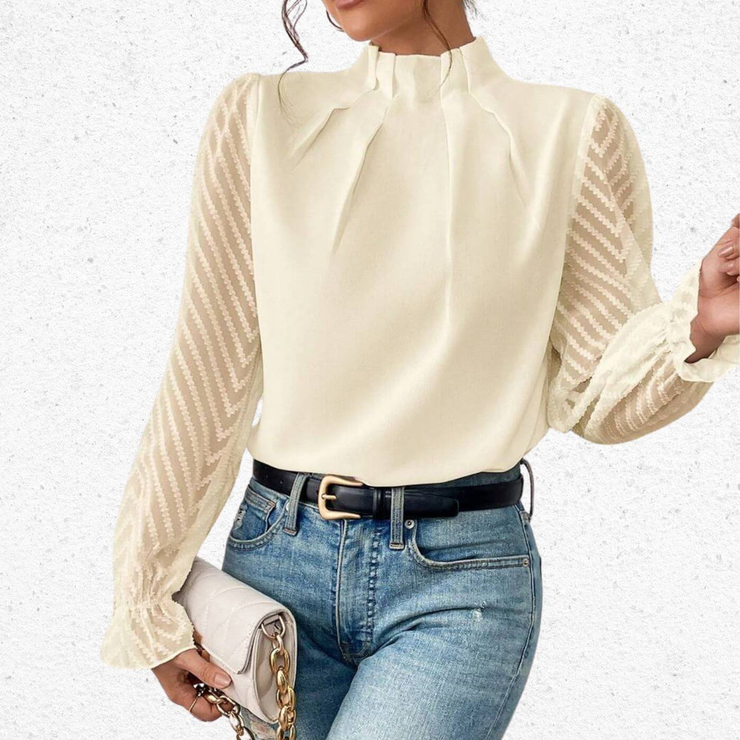 Pia™ - Elegantes Langarm-Top