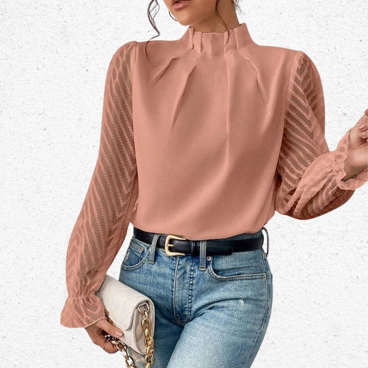 Pia™ - Elegantes Langarm-Top