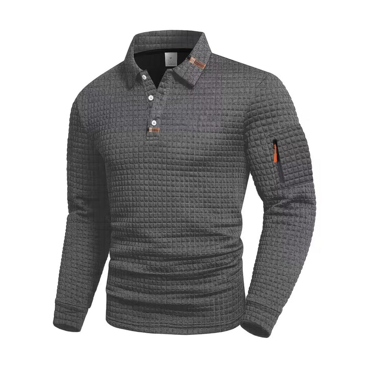 Rémi™ - Polo texturé à manches longues