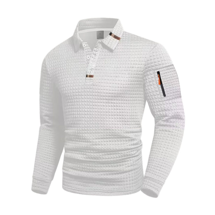 Rémi™ - Polo texturé à manches longues