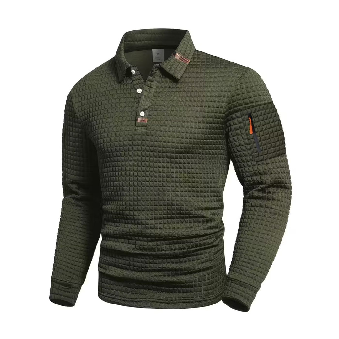 Rémi™ - Polo texturé à manches longues
